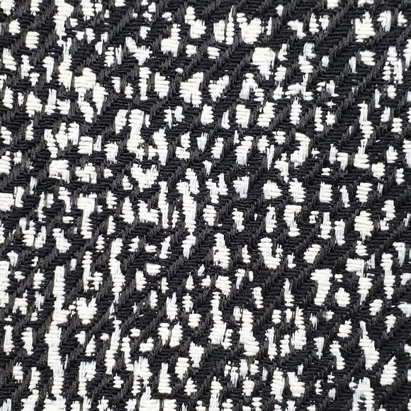 Ann Taylor Factory Black White Mixed Media Career Zip Front Pencil Skirt Size 2P - Picture 5 of 13
